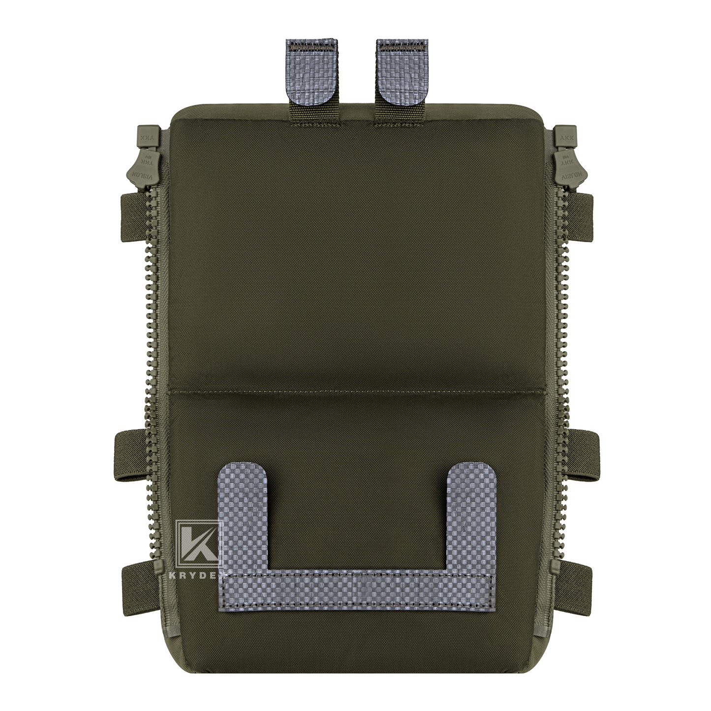 Krydex Tactical Back Panel Double Pouch Assault Zip On Modular Backpack for V5 vest