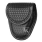 Krydex Hidden Snap Basket weave Handcuff Case Single Handcuff Pouch Fits 2” & 2.25” Duty Belt For Police Law Enforcement & Security Guard Equipment