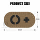 Krydex 4pcs AB+ POS Blood Type Patches Tactical Reflective Hook & Loop Badge First Aid Emergency IFAK Trauma Patch 2x1 In.