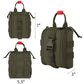Krydex Tactical Tear Off Medical Pouch IFAK EMT Trauma Kit Pouch Rip Away First Aid Organizer MOLLE / Belt Compatible