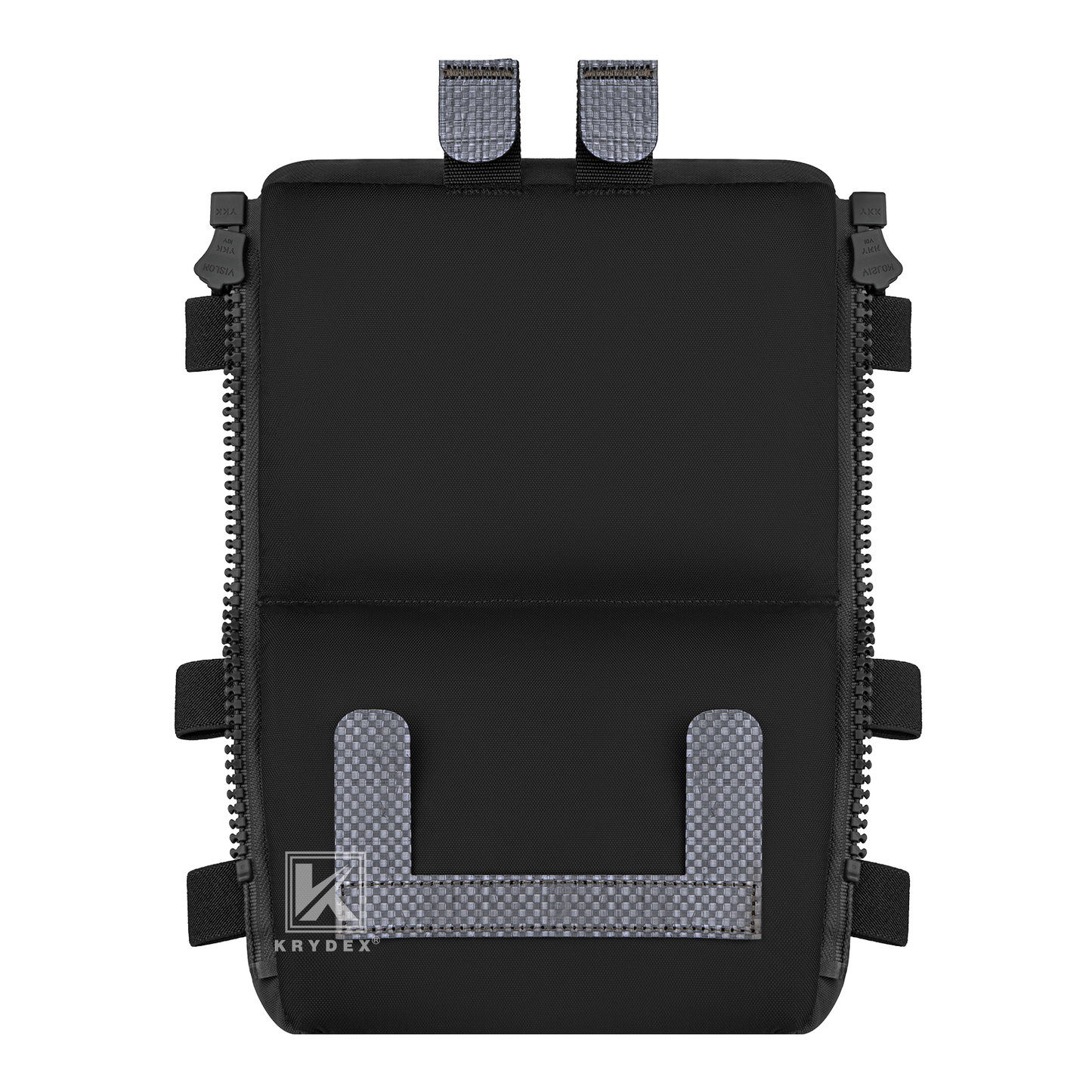 Krydex Tactical Back Panel Double Pouch Assault Zip On Modular Backpack for V5 vest