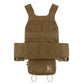 KRYDEX Low Vis Slick Plate Carrier Tactical Vest Body Armor w/MK Micro Fight Chest Rig Set