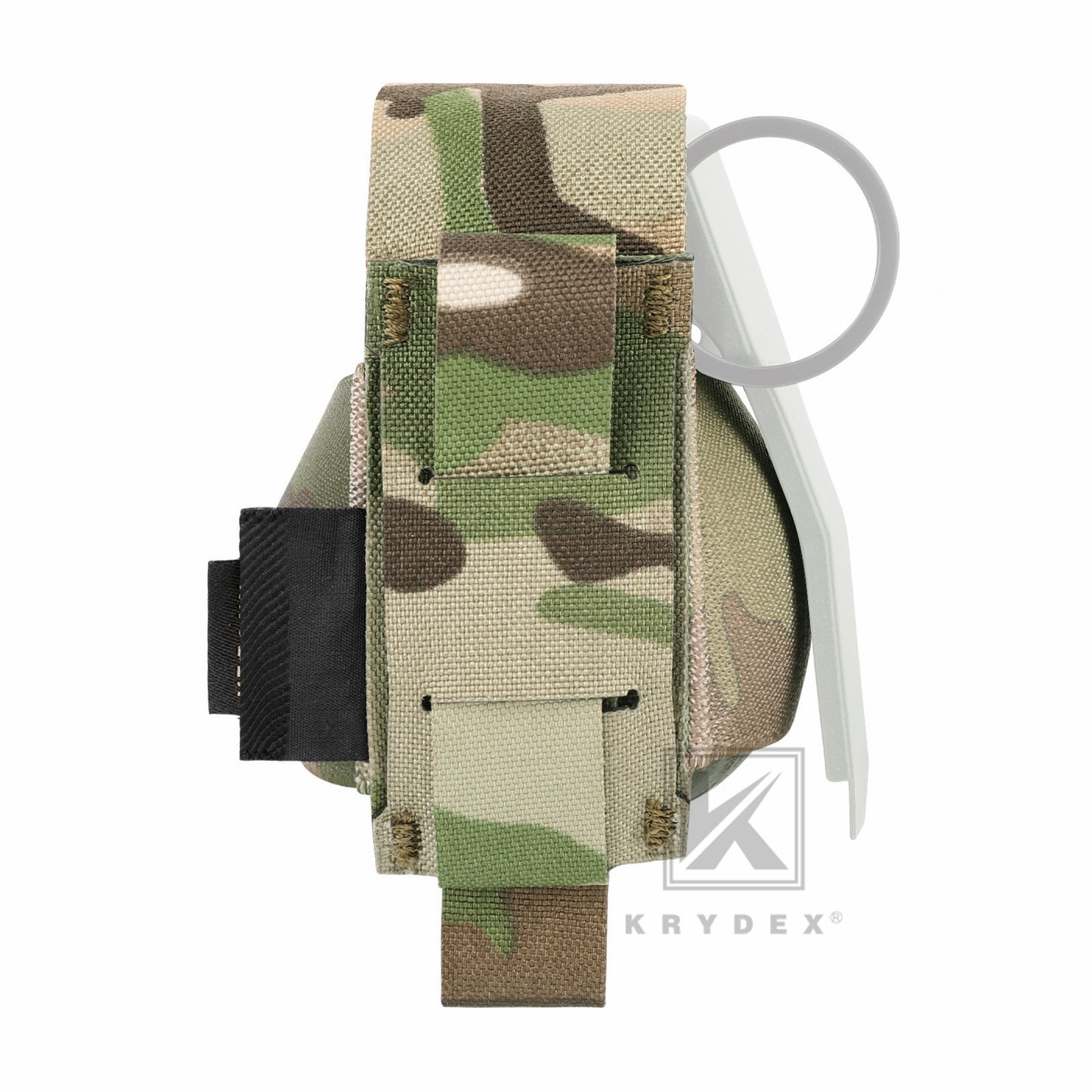 Krydex Tactical Elastic Frag Grenade Pouch MOLLE PALS & Belt system