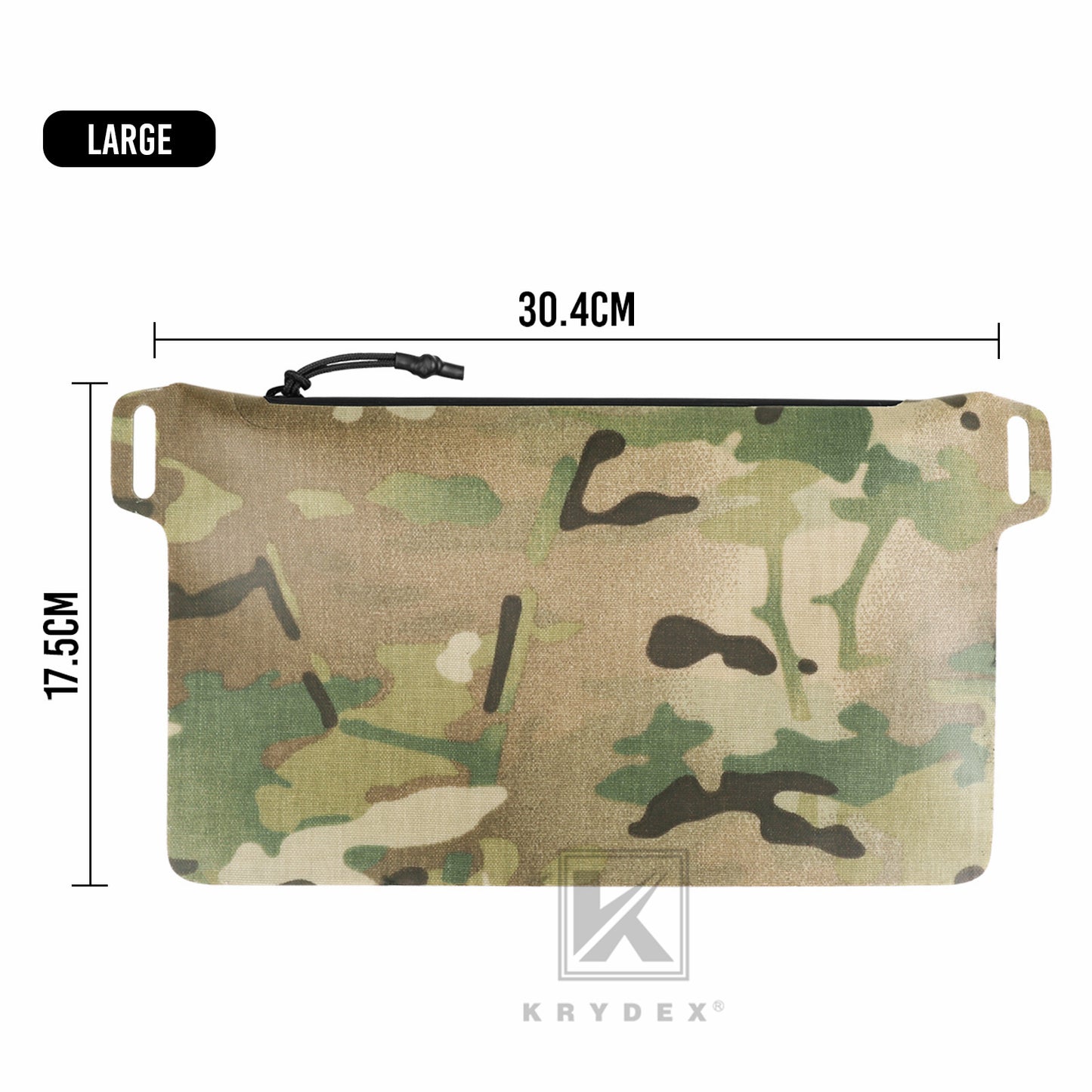 Krydex Tactical Waterproof Tool Gear Pouch Zippered Outdoor Organizer Bag Multi-Purpose Range Bag
