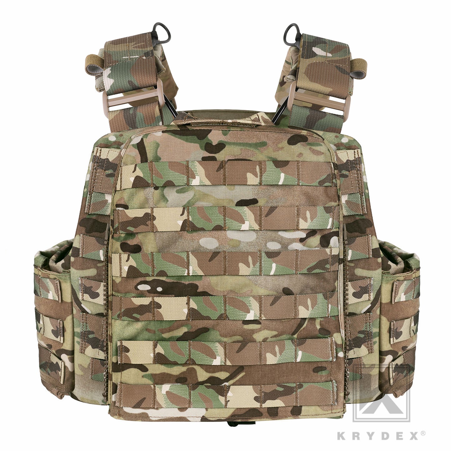 KRYDEX Tactical Plate Carrier Heavy Duty Modular MOLLE Vest