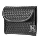 Krydex Flat Glove Holder Latex Nitrile Disposable Gloves Pouch Basket Weave Keeper Fits 2" & 2.25" Duty Belt For Police Firefighter Law enforcement EMT Paramedic First Responders