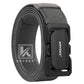 Krydex Tactical Belt Slim Profile Buckle Stretch Nylon Rigger Belt with Quick Release Buckle Heavy Duty for Work EDC Outdoor Duty Belt Jeans Chino Belt