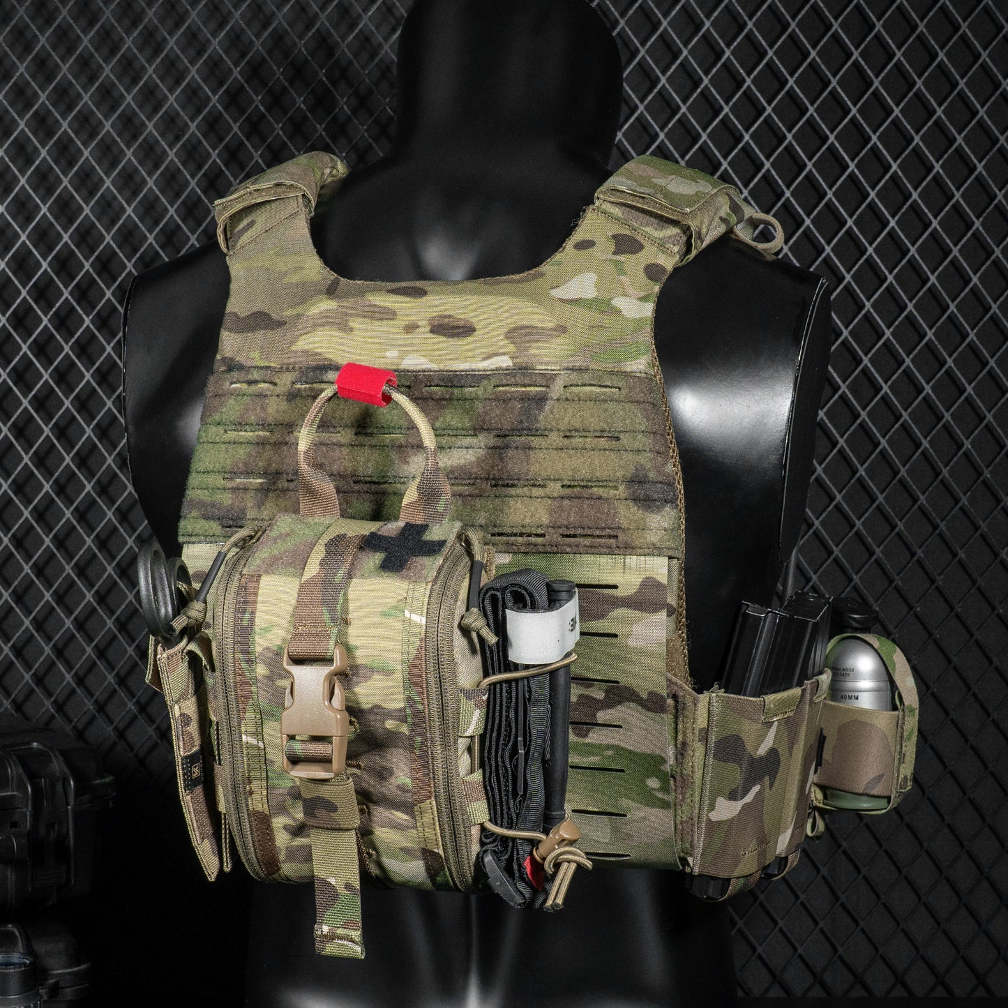 Krydex Tactical Tear Off Medical Pouch IFAK EMT Trauma Kit Pouch Rip Away First Aid Organizer MOLLE / Belt Compatible