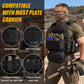 Krydex Tactical Modular Elastic Cummerbund Quick Release Buckle Vest Cummerbund Adjustable Triple Mag Holders Band Fits for K-Zero, JPC, CPC , LBT, FCPC