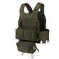 KRYDEX Low Vis Slick Plate Carrier Tactical Vest Body Armor w/MK Micro Fight Chest Rig Set