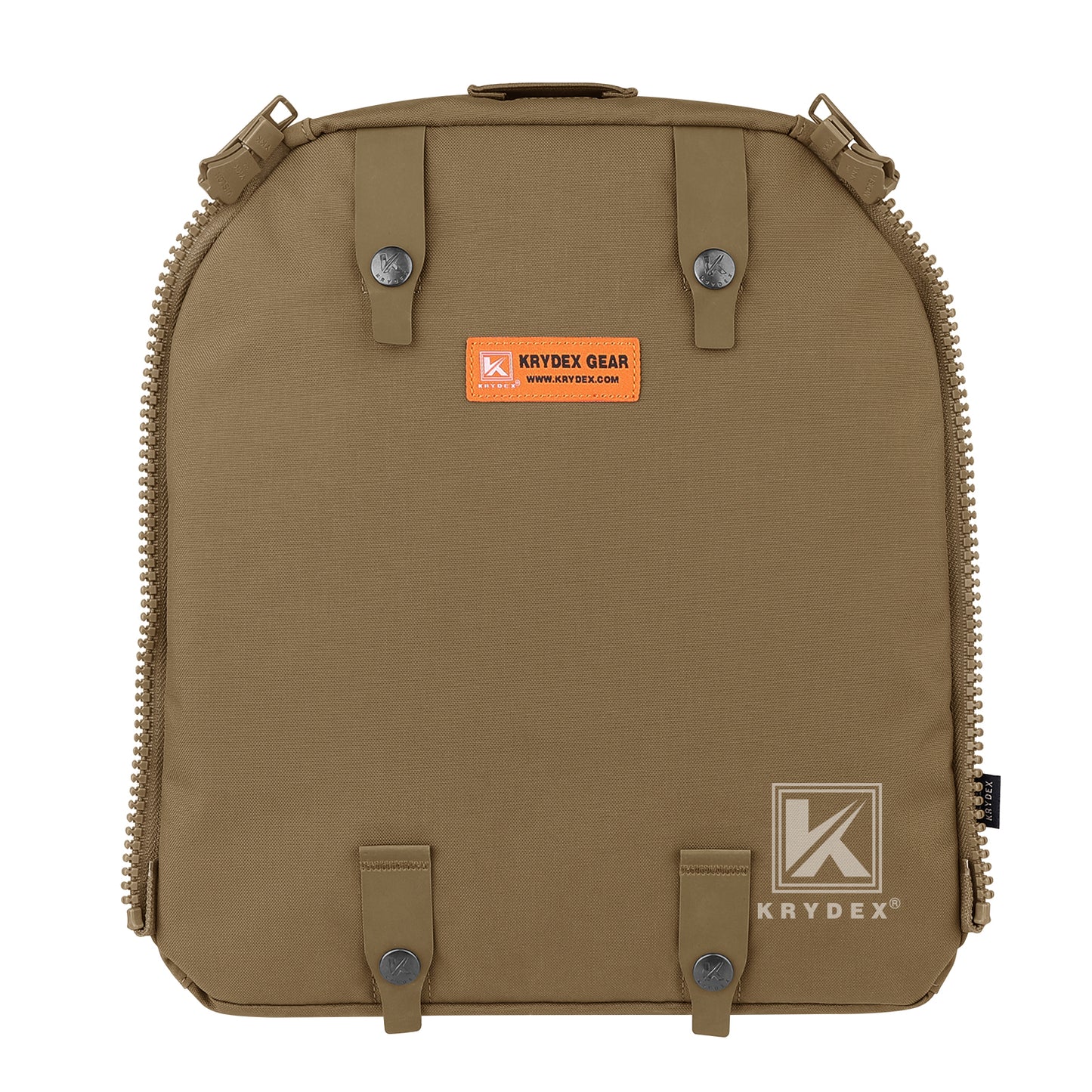 Krydex Tactical Zip-on Back Panel for Scarab Vest MOLLE Helmet Hydration Backpack