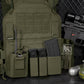 Krydex Tactical Double 9mm & 5.56 Magazine Pouch Mag Holder Duty Belt & Molle Compatible
