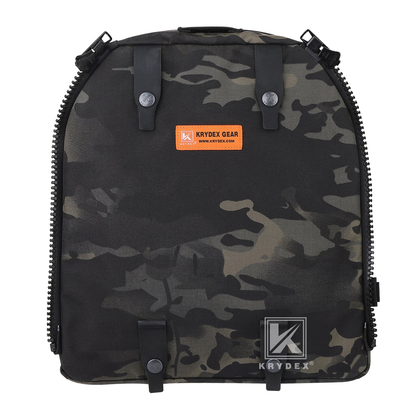 Krydex Tactical Zip-on Back Panel for Scarab Vest MOLLE Helmet Hydration Backpack