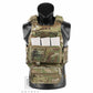 KRYDEX Low Vis Slick Plate Carrier FCS Tactical Molle Vest Elastic Cummerbund Micro Fight MK3 Chassis Drop SACK Pouch