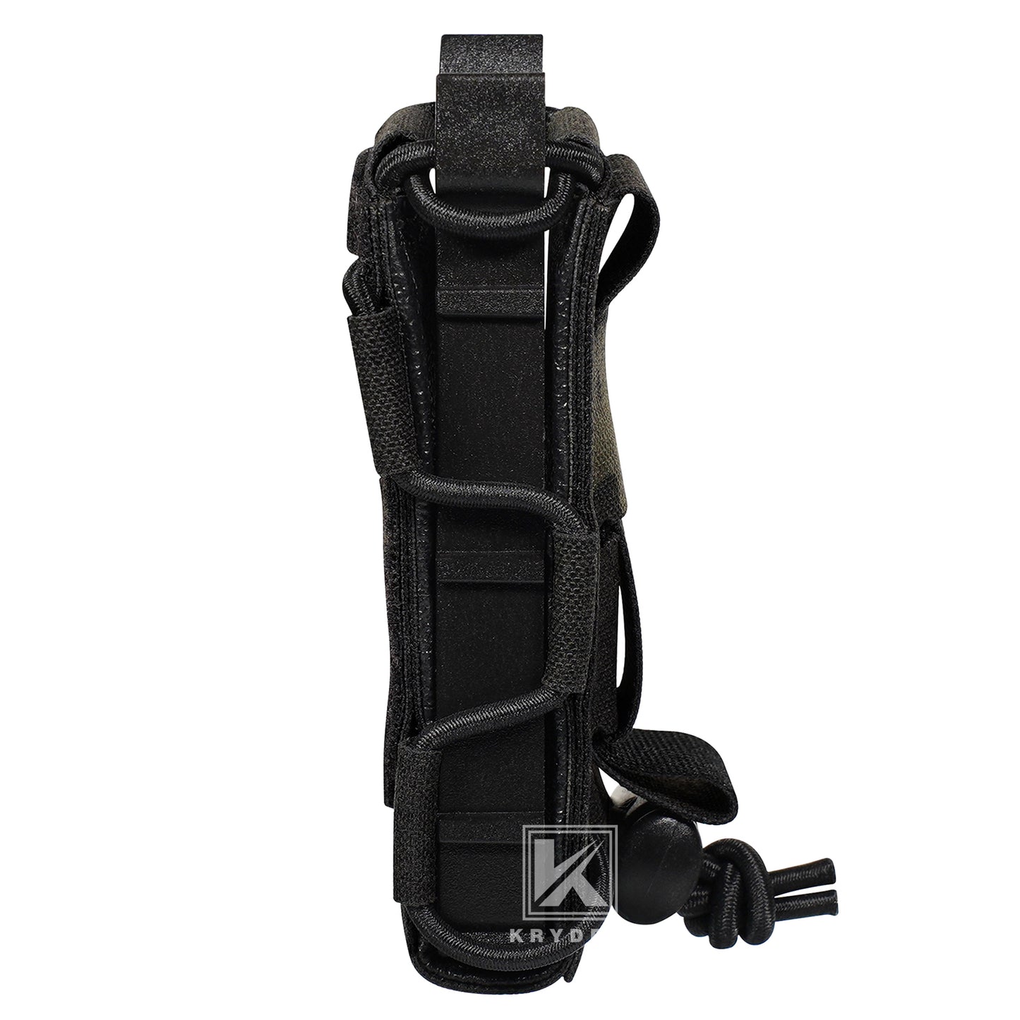 Krydex Tactical 9mm Magazine Pouch Open Top Pistol Mag Carrier Rapid Access MOLLE Compatible