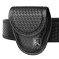 Krydex Hidden Snap Basket weave Handcuff Case Single Handcuff Pouch Fits 2” & 2.25” Duty Belt For Police Law Enforcement & Security Guard Equipment