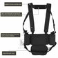 Krydex Tactical Chest Rig Padded Shoulder Strap Laser Cut H-Harness Fat Shoulder Waist Back Strap for Micro Fight Chassic Placard