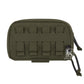 Krydex Tactical Admin Pouch Chest Bag MOLLE Utility Pouch Front Pocket for Vest and Chest Rig