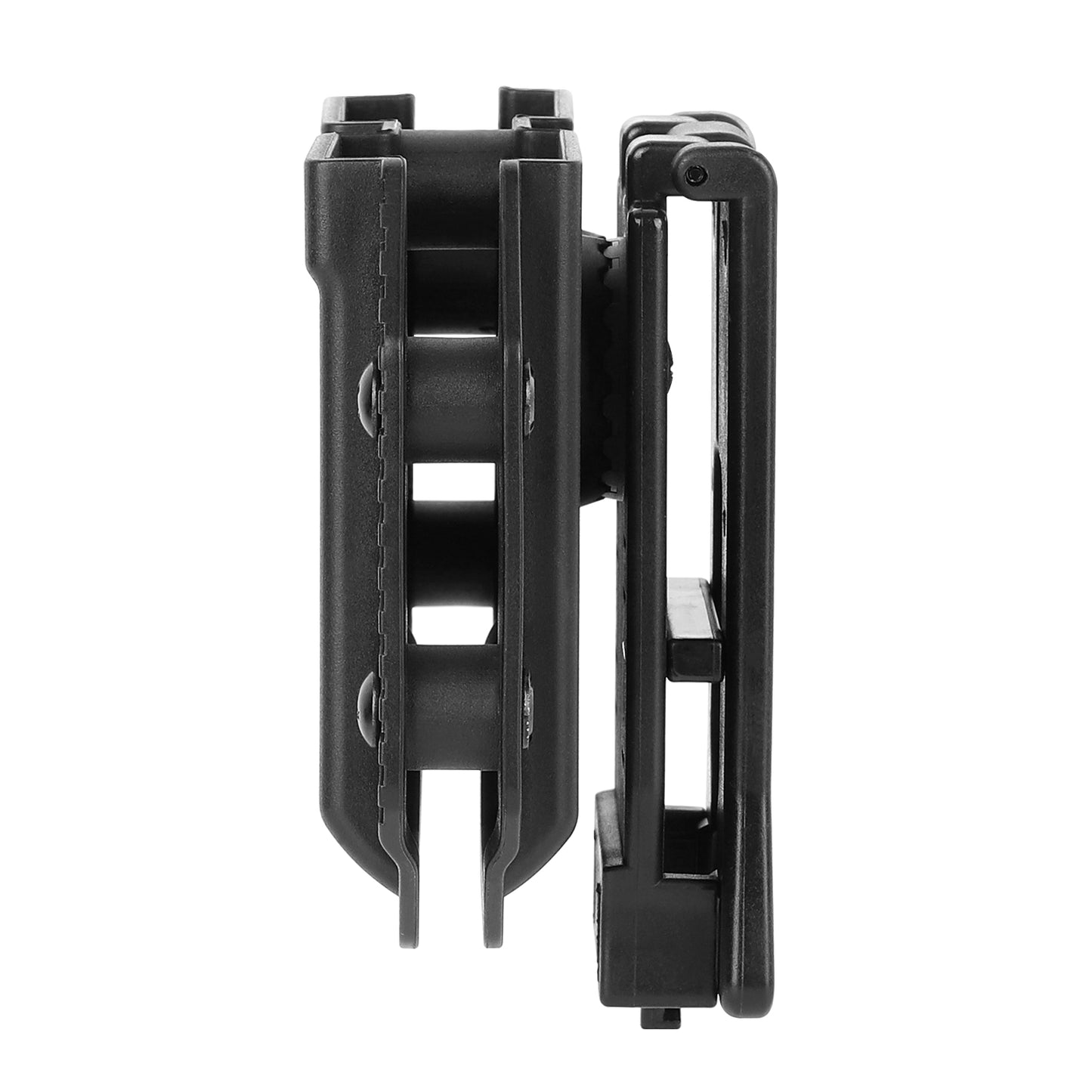 Krydex 9mm Double Stack Magazine Pouch 360° Rotatable Clip Fits 9mm/.40/.45 Double-Stack Mags Adjustable Retention Dual-Lock Mount for 1.5"-2.25" Belts & MOLLE