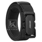 Krydex Tactical Belt Slim Profile Buckle Stretch Nylon Rigger Belt with Quick Release Buckle Heavy Duty for Work EDC Outdoor Duty Belt Jeans Chino Belt