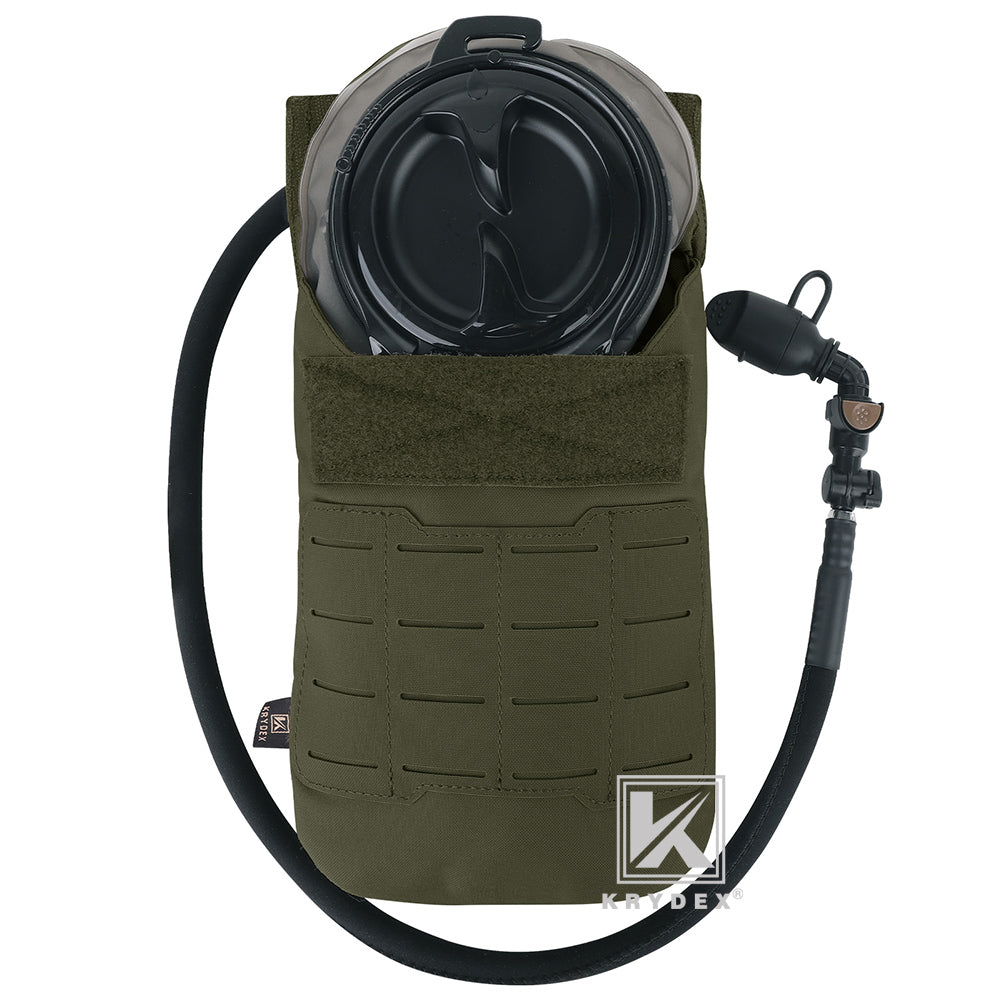 Krydex Tactical 1.5L 50oz Hydration Bladder Pouch Low Profile Hydra Carrier MOLLE Water Pack