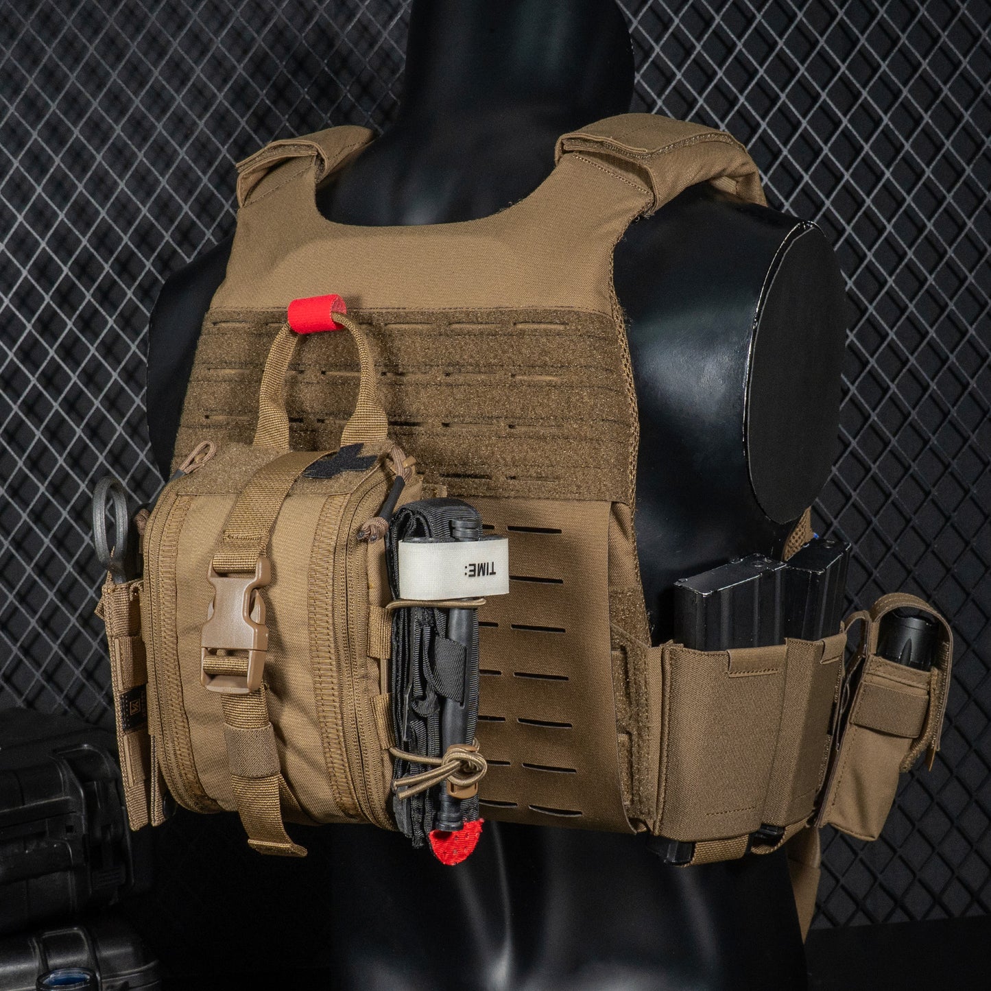 Krydex Tactical Tear Off Medical Pouch IFAK EMT Trauma Kit Pouch Rip Away First Aid Organizer MOLLE / Belt Compatible