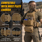 Krydex Tactical Modular Elastic Cummerbund Quick Release Buckle Vest Cummerbund Adjustable Triple Mag Holders Band Fits for K-Zero, JPC, CPC , LBT, FCPC
