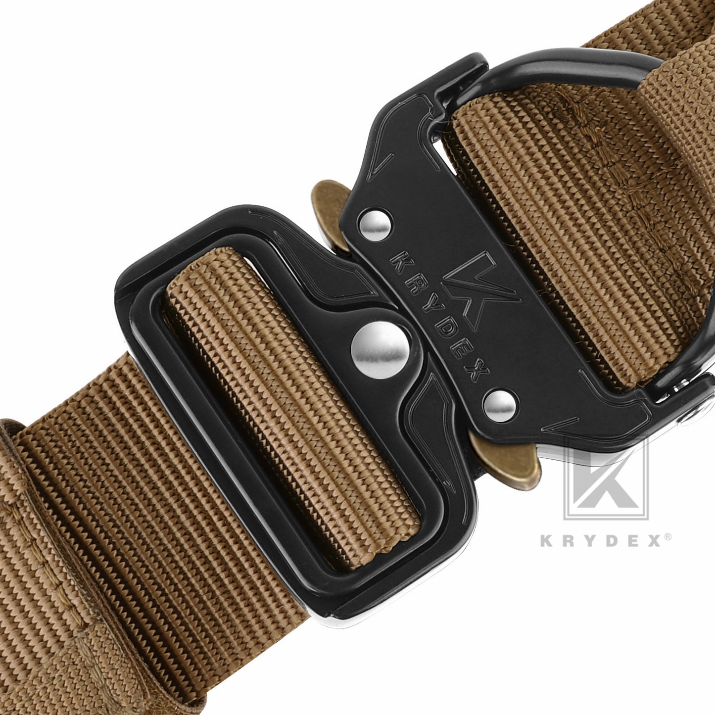 KRYDEX 1.75”& 1.5” Tactical Quick Release MOLLE D-Ring Belt Rigger Duty Gun Belt Outer & Inner Hunting Shooting Belt