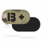 Krydex 4pcs AB+ POS Blood Type Patches Tactical Reflective Hook & Loop Badge First Aid Emergency IFAK Trauma Patch 2x1 In.