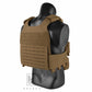 KRYDEX Low Vis Slick Plate Carrier FCS Tactical Molle Vest Elastic Cummerbund Micro Fight MK3 Chassis Drop SACK Pouch