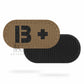 Krydex 4pcs AB+ POS Blood Type Patches Tactical Reflective Hook & Loop Badge First Aid Emergency IFAK Trauma Patch 2x1 In.