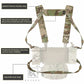 Krydex Tactical Chest Rig Padded Shoulder Strap Laser Cut H-Harness Fat Shoulder Waist Back Strap for Micro Fight Chassic Placard