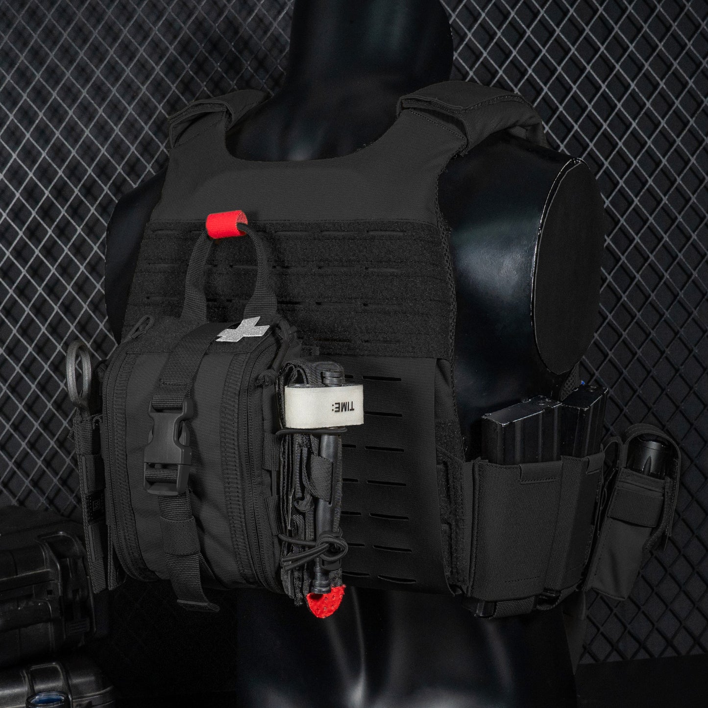 Krydex Tactical Tear Off Medical Pouch IFAK EMT Trauma Kit Pouch Rip Away First Aid Organizer MOLLE / Belt Compatible