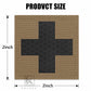 Krydex 2pcs Medical Cross Patches First Aid MED Badge Emergency IFAK Trauma Reflective Patch 2x2 In.