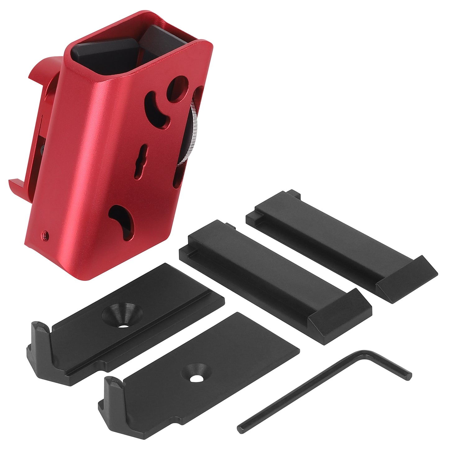 KRYDEX Magazine Pouch Holder IPSC USPSA Pistol Gun Mag Holster CNC Aluminum Race Master Mag Carrier