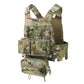 KRYDEX Low Vis Slick Plate Carrier Tactical Vest Body Armor w/MK Micro Fight Chest Rig Set