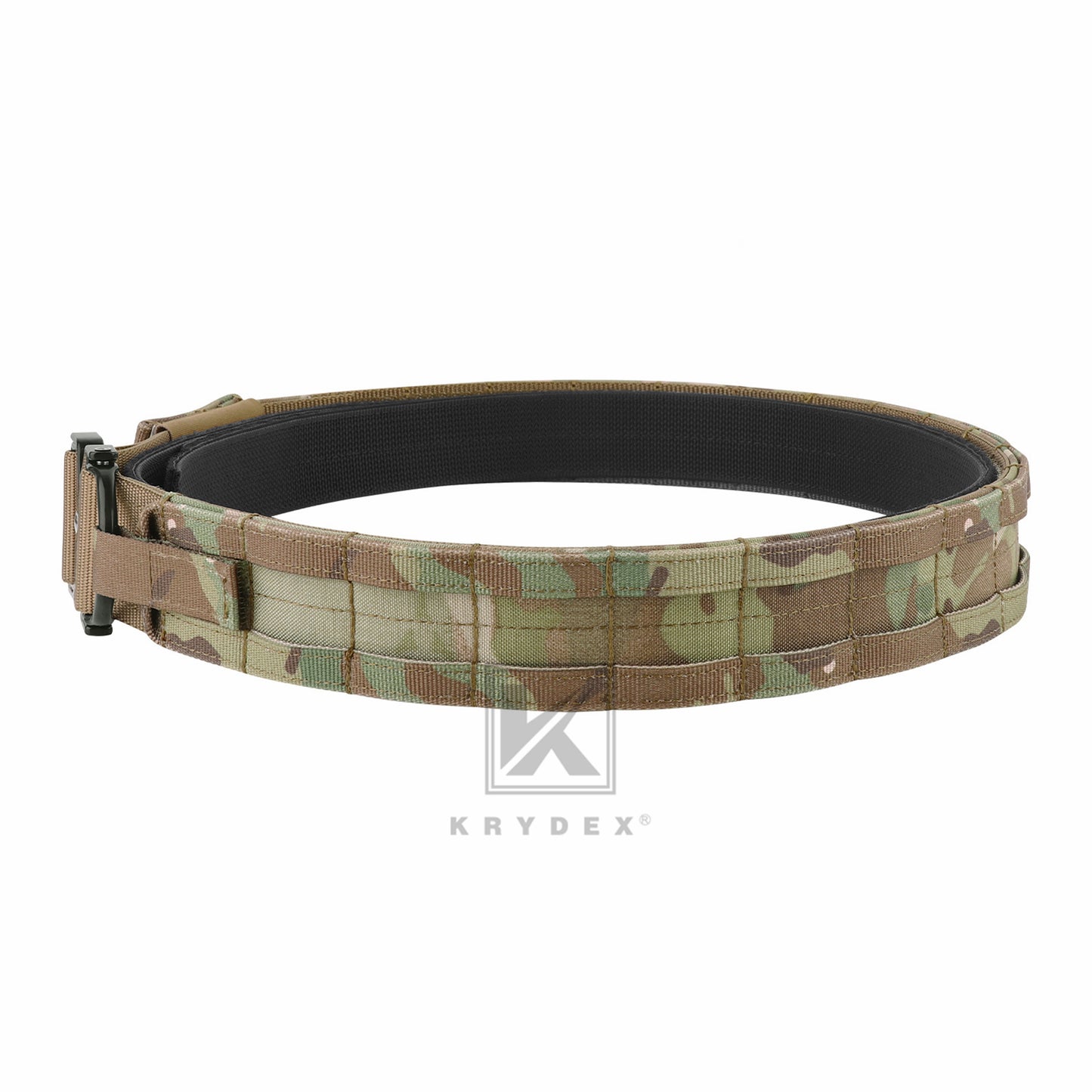 KRYDEX 1.75”& 1.5” Tactical Quick Release MOLLE D-Ring Belt Rigger Duty Gun Belt Outer & Inner Hunting Shooting Belt