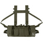Krydex Tactical Chest Rig UW Gen IV Low Profile Micro Fight Rigs Carrier 556 9mm GP Pouch H Harness