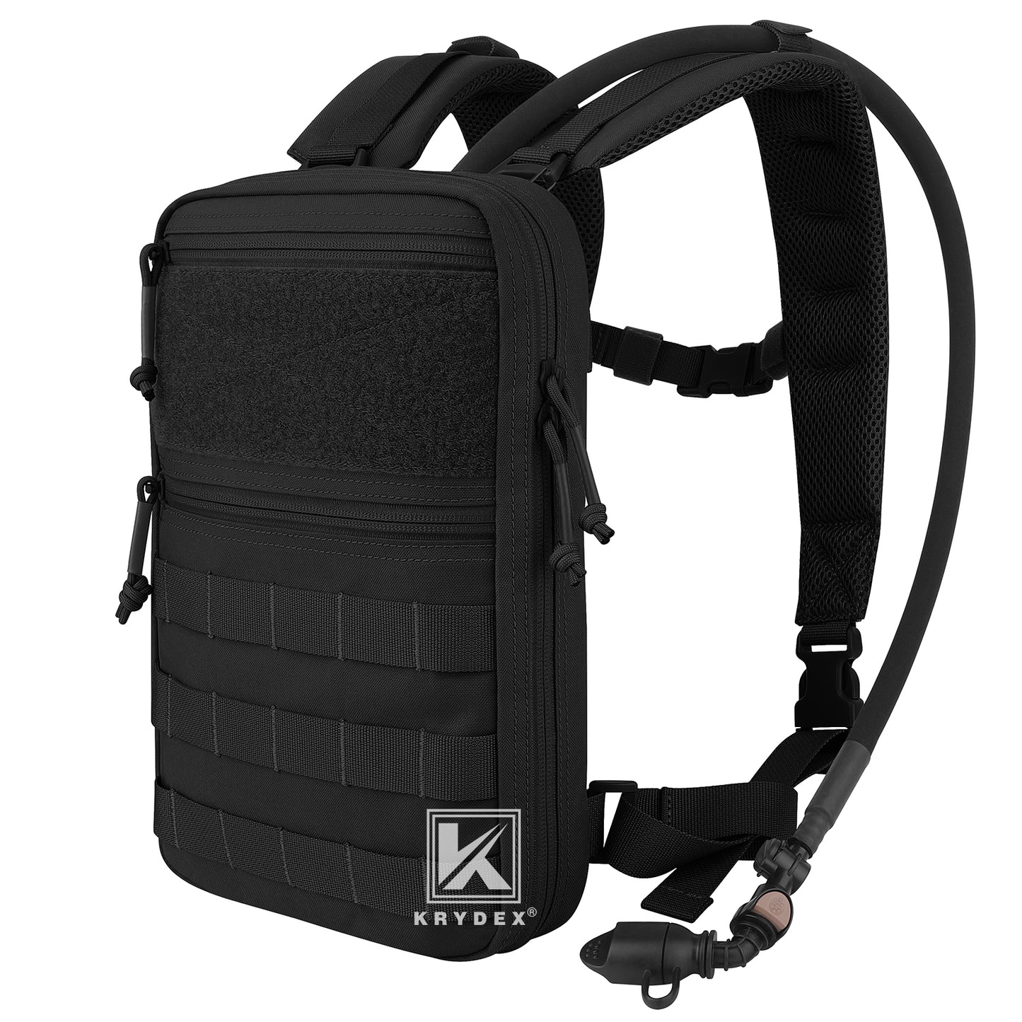 Krydex Tactical Hydration Pack 1.5L 50oz Water Bladder Carrier MOLLE for vest Hydro Backpack