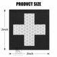 Krydex 2pcs Medical Cross Patches First Aid MED Badge Emergency IFAK Trauma Reflective Patch 2x2 In.