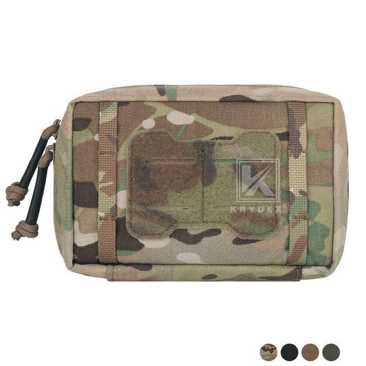 Krydex Tactical Tac MOLLE Pouch EDC GP Pouch Utility Compact Bag for Tactical Vest BackPack Patrol Belt