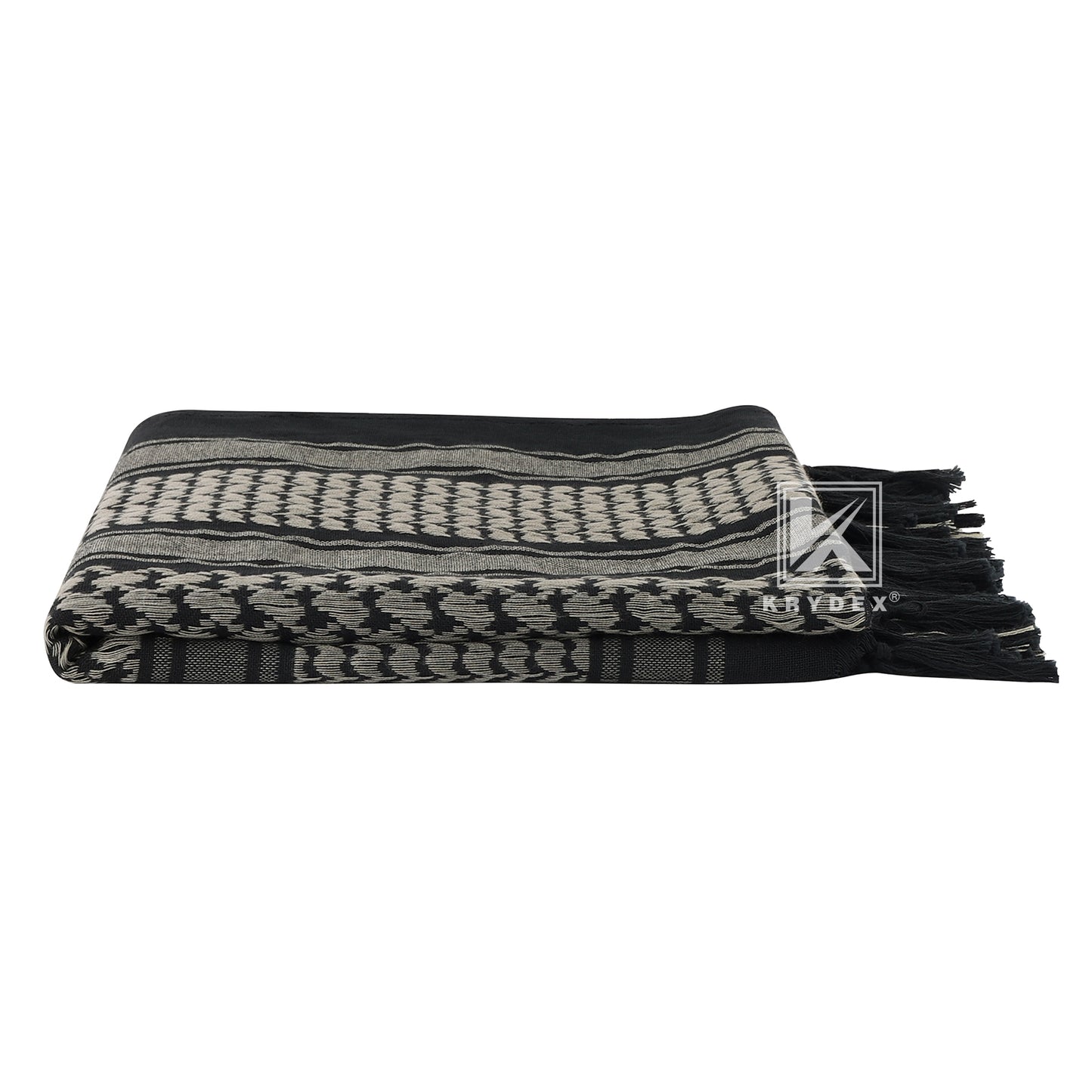 Krydex Tactical Scarf Headwrap Facecover Cotton Shemagh Breathable Balaclava Face Mask Neck Gaiter 43” x 43”