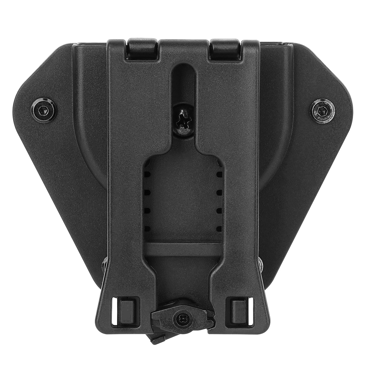 Krydex Handcuff Holster 360° Rotatable Dual-Lock Mount For 1.5”-2.25” Belt & MOLLE Clip Fits S&W Model 100/ASP/Peerless Chain Handcuffs Holder