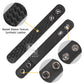 Krydex Double Snap Duty Belt Keepers – 4-Pack for 2"/2.25" Duty Belts Basket Weave Belt Keepers Reduce Sag & Slippage for Police Security EMT