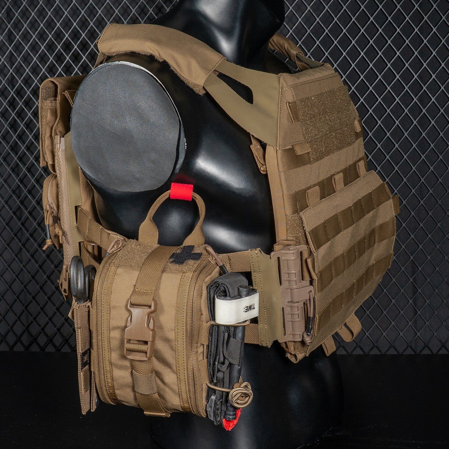 Krydex Tactical Tear Off Medical Pouch IFAK EMT Trauma Kit Pouch Rip Away First Aid Organizer MOLLE / Belt Compatible