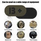 Krydex 4pcs AB+ POS Blood Type Patches Tactical Reflective Hook & Loop Badge First Aid Emergency IFAK Trauma Patch 2x1 In.