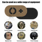 Krydex 4pcs AB+ POS Blood Type Patches Tactical Reflective Hook & Loop Badge First Aid Emergency IFAK Trauma Patch 2x1 In.