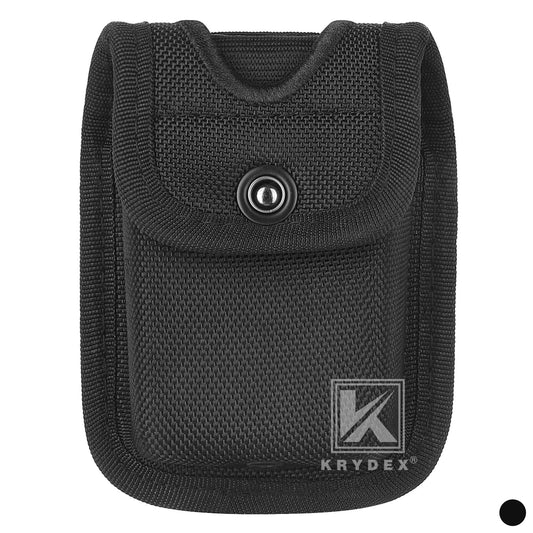 Krydex Glove Holder Nylon Molded Pager Pouch Latex Nitrile Disposable Gloves Pouch Fits 2" & 2.25" Duty Belt For Police Firefighter Law enforcement EMT Paramedic First Responders