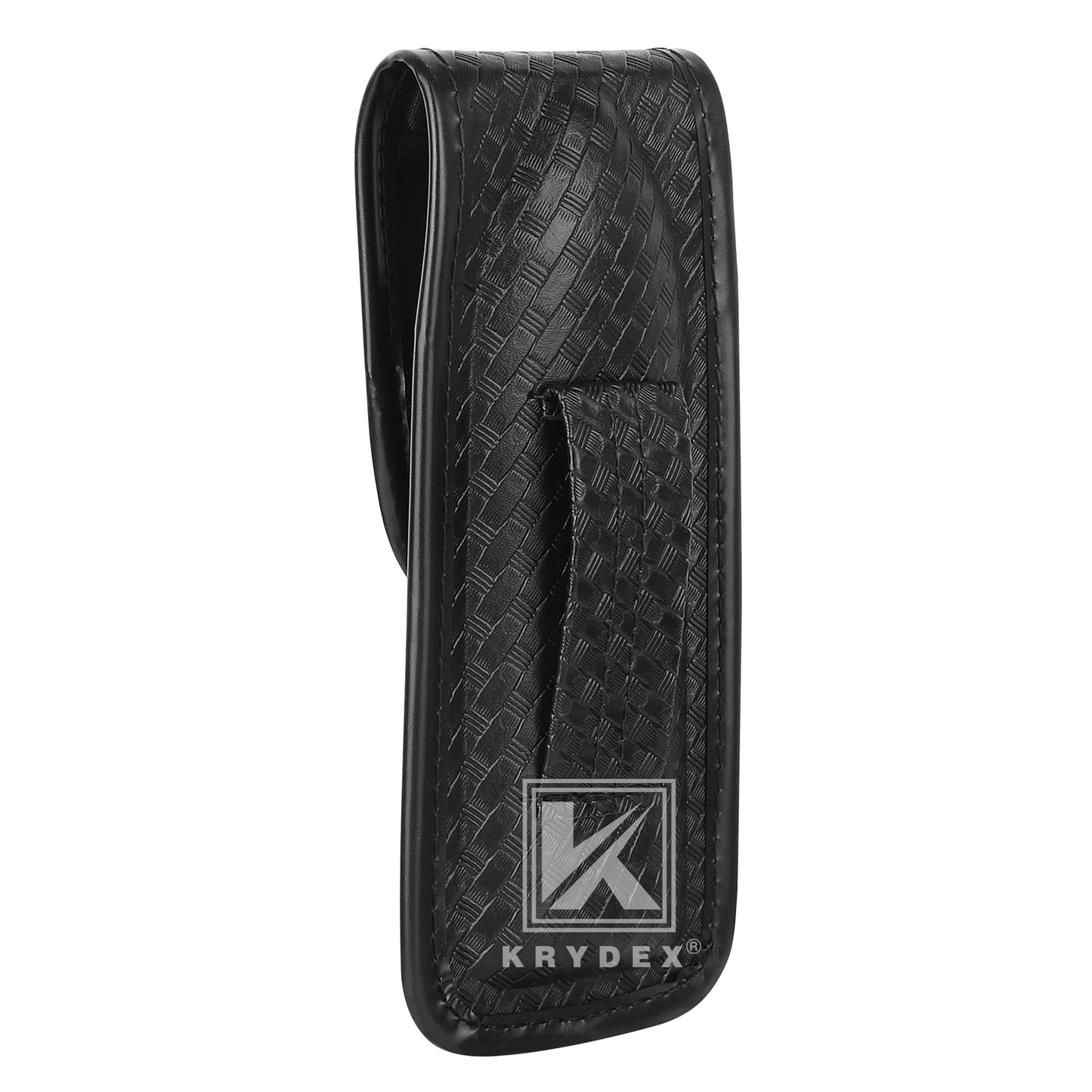 Krydex MK4 Pepper Spray Basket Weave Holder OC Spray Holster for Similar Size Canisters Pouch for Duty Belt Police Security Law Enforcement