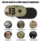 Krydex 4pcs AB+ POS Blood Type Patches Tactical Reflective Hook & Loop Badge First Aid Emergency IFAK Trauma Patch 2x1 In.